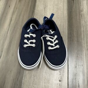 Janie & Jack Boys Shoes Navy White Size 7
